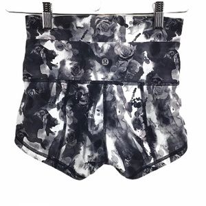 LULULEMON High Rise Floral Biker Shorts